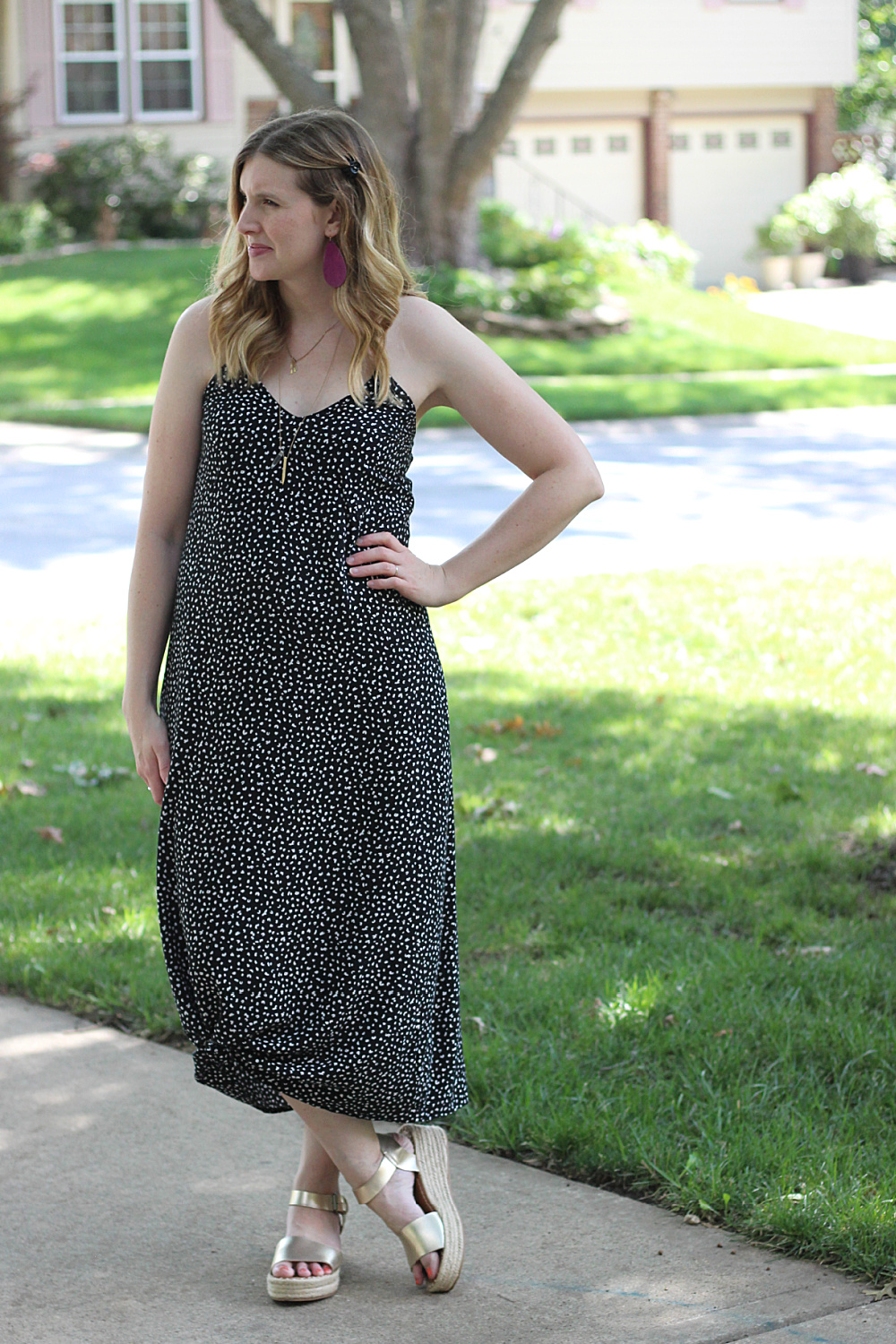 maxi dress outfit - simple summer look | shealennon.com 