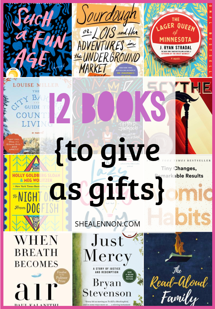 Gift guide: 12 books to give as gifts | shealennon.com